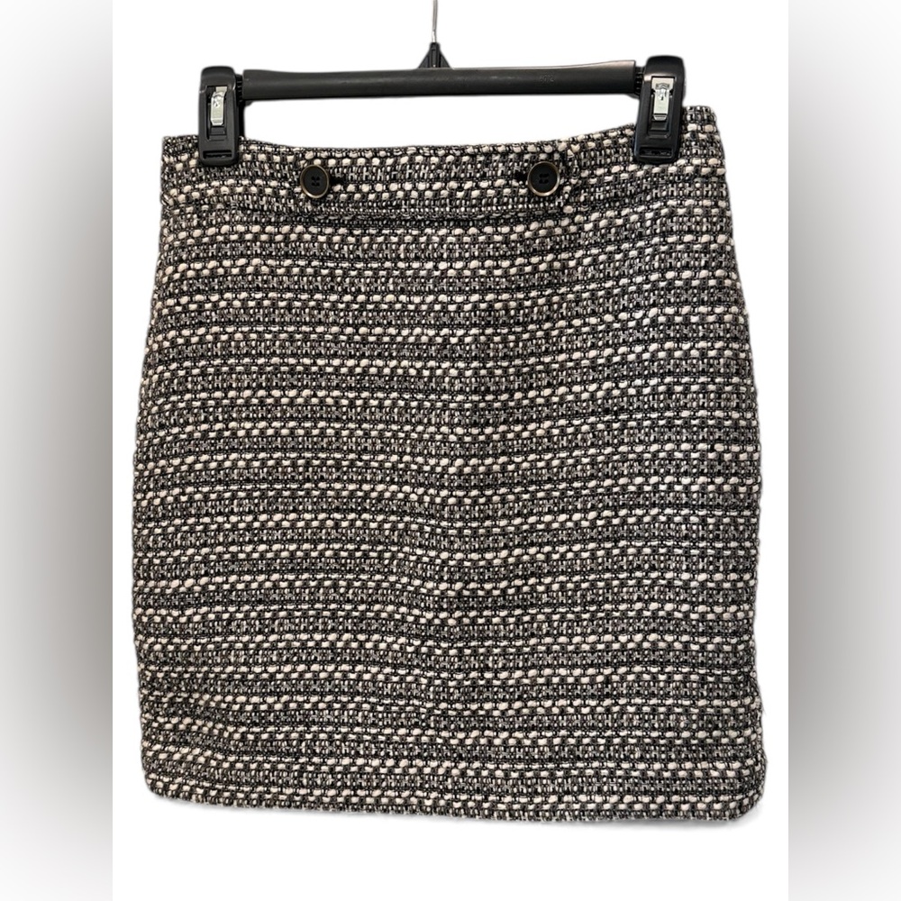 Ann Taylor LOFT Tweed Mini Skirt 00P | Classic Parisian Chic